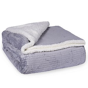 Cobertor Casal Plush/Sherpa Bella Enxovais Dreams Harry