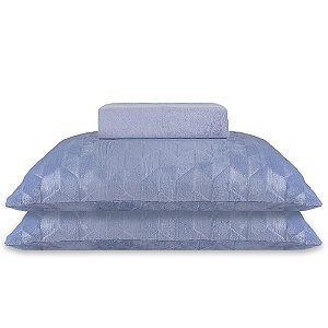 Jogo de Cama Queen Size Plush 3 Peças Bella Enxovais Dreams Fred