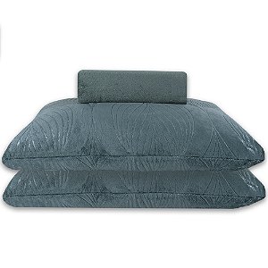 Jogo de Cama Queen Size Plush 3 Peças Bella Enxovais Dreams Jade