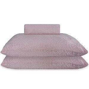 Jogo de Lençol e Fronha Queen Size Bella Enxovais Plush 3 Peças Bella Dreams Taylor