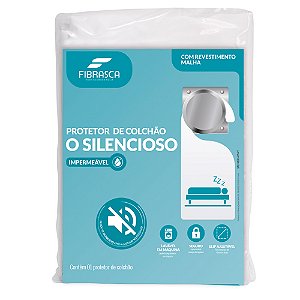 Protetor de Colchão Impermeável Solteiro Fibrasca O Silencioso