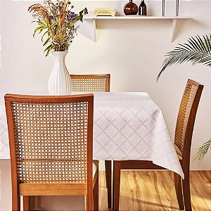 Toalha de Mesa Retangular 8 Lugares Lepper Super Pratica Gabi 155x250cm