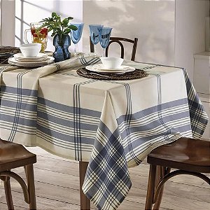 Toalha de Mesa Retangular 8 Lugares Dohler Clean Renova 160x270cm Luna