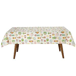 Toalha de Mesa Retangular 6 Lugares Dohler Clean Athenas 140x210cm Ester