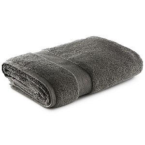 Toalha de Rosto Super Soft Zero Twist Corttex 50x70cm Chumbo
