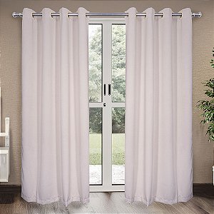 Cortina Blackout de Tecido Izaltex 260 x 180cm - Bege