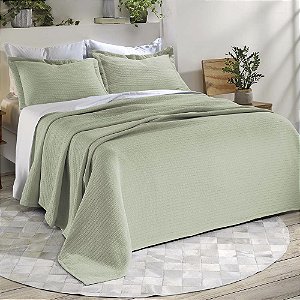 Colcha King Size Dohler Londres 3 Peças Verde