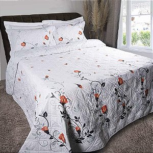 Cobreleito Casal Dupla Face 200 Fios 3 Peças Toronto Premium Branco