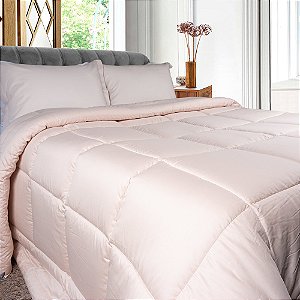 Edredom Casal Altenburg 200 Fios Plumi Rosa Lille