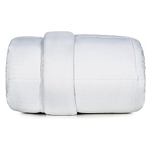 Edredom Casal Altenburg Toque de Pluma Clássico Acetinado Branco