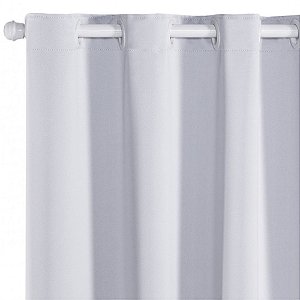 Cortina Blackout de Tecido Liso 4.00 x 2.30 Mts Vivalutex Lisboa Branca