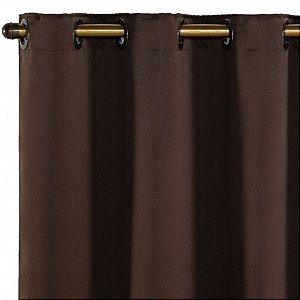 Cortina Blackout de Tecido Liso 2.60 x 1.80Mts Vivalutex Lisboa Tabaco