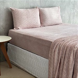 Jogo de Cama Queen Size Bella Enxovais 4 Peças Plush Bella Dreams Lyra