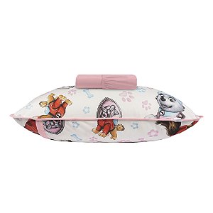 Jogo de Cama Solteiro Malha 2 Peças BBC Têxtil Dog Rosa