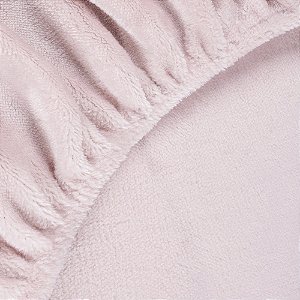 Lençol de Plush Queen Size BBC Têxtil Rosa