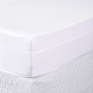 Lençol Queen Size Malha BBC Têxtil Branco