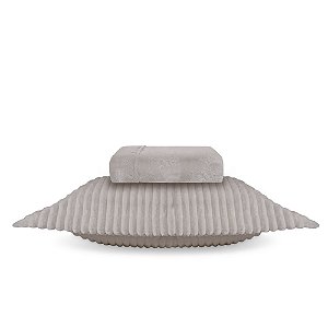 Jogo de Cama Solteiro Plush 2 Peças BBC Têxtil Avelã