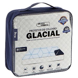 Protetor de Colchão King Size Impermeável Jolitex Glacial