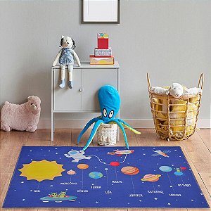 Tapete Infantil Jolitex Joy Planetas 70x100cm