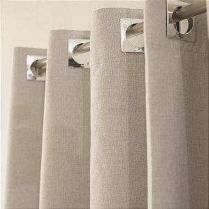 Cortina Blackout Bella Enxovais Vedação 100% 260x180cm Areia