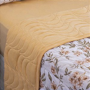 Cobreleito Queen Size Bella Enxovais Malha 100% Algodão 3 Peças Cloud Penélope