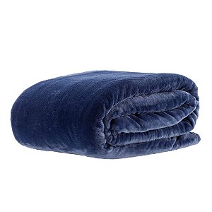 Cobertor King Size Corttex Living Art Lumini 300 240x260cm Marinho
