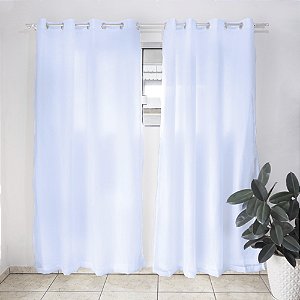 Cortina para Quarto ou Sala Luna 280x180cm Azul