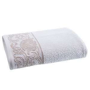 Toalha de Banho Louise Corrtex 70x140cm 450 g/m² Branca