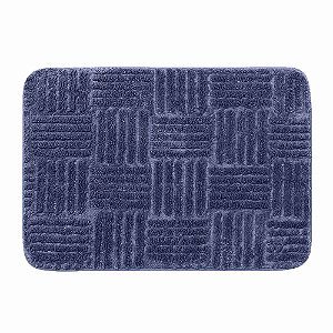 Tapete Aconchego Corttex 45x65cm Azul