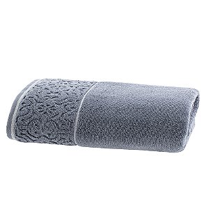 Toalha de Rosto Super Soft Zero Twist Corttex Arabesco 500 g/m² Azul