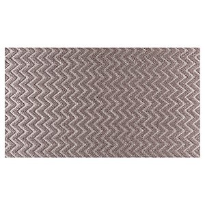 Tapete Corttex Atlanta 60x100cm Antiderrapante Listras Marrom