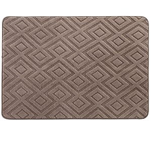 Tapete Corttex Tóquio 140x200cm Antiderrapante Geométrico Marrom