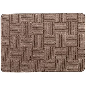 Tapete Corttex Tóquio 200x240cm Antiderrapante Listras Marrom Claro