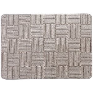 Tapete Corttex Tóquio 200x240cm Antiderrapante Listras Bege