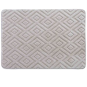 Tapete Corttex Tóquio 200x240cm Antiderrapante Geométrico Bege