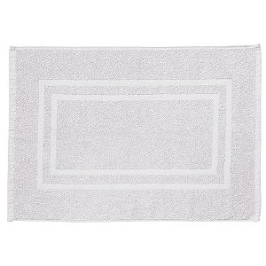 Tapete Piso para Banheiro Corttex Grécia 50x70cm Branco