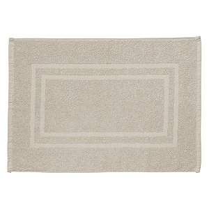 Tapete Piso para Banheiro Corttex Grécia 50x70cm Bege