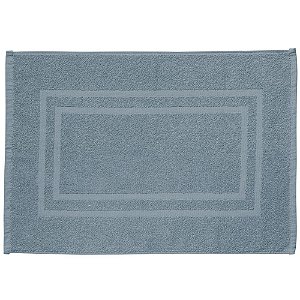 Tapete Piso para Banheiro Corttex Grécia 50x70cm Jeans