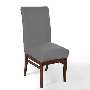 Capa de Cadeira Malha Gel Hiper Têxtil Cinza