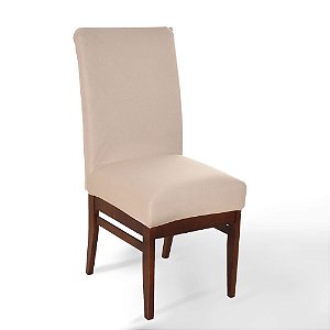 Capa de Cadeira Malha Gel Hiper Têxtil Cáqui