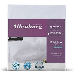 Protetor de Travesseiro Impermeável Altenburg Protect Malha Slim Branco