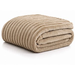 Cobertor Casal Corttex London 180x220cm Bege