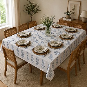 Toalha de Mesa Retangular 8 Lugares Dohler Clean Renova 1.60 x 2.70Mts Ciana