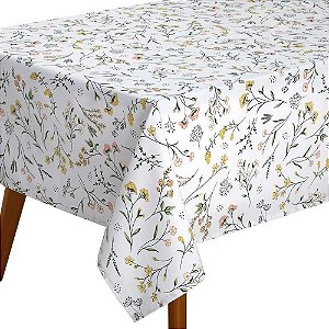 Toalha de Mesa Retangular 8 Lugares Dohler Clean Athenas 1.60 x 2.50Mts Florência