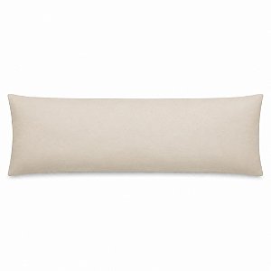 Fronha Body Pillow 200 Fios Lynel 130x40cm Althea Crudo Hieros
