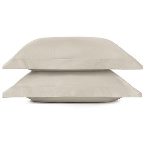 Par de Fronhas 200 Fios Lynel 50x70cm Althea Crudo Hieros