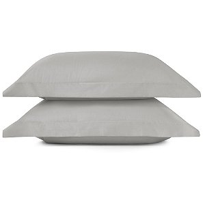 Par de Fronhas 200 Fios Lynel 50x70cm Althea Prata Vertex
