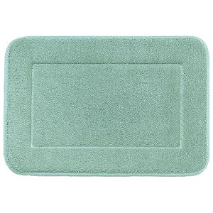 Tapete para Banheiro Coralis Jolitex Antiderrapante Macio 50x70cm Verde