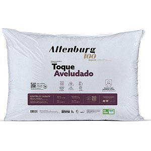 Travesseiro Altenburg Toque Aveludado 100 Anos 48x68cm