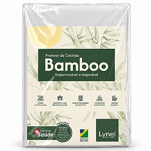 Protetor de Colchão Impermeável Solteiro Lynel Bamboo